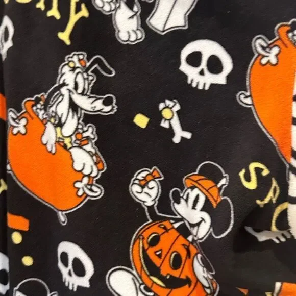 Disney’s Ladies Mickey/Minnie Halloween Sleep Jogger.Halloween Pajama Pants - - Picture 7 of 9